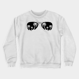 Palm Tree Sunglasses Crewneck Sweatshirt